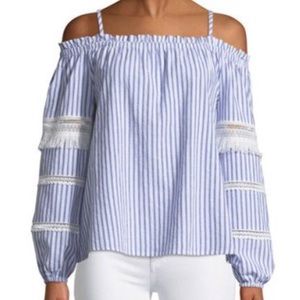 NWOT Brandon Thomas Off-Shoulder Blouse